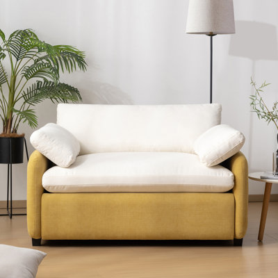 Oversized Chenille Single Sofa Chair,Wide And Deep Seat Accent Chair by Ebern Designs