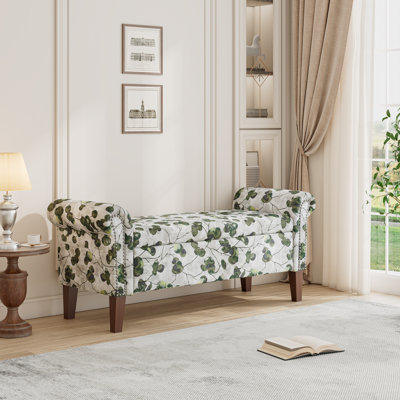 Olwyn Polyester Upholstered Storage Bench