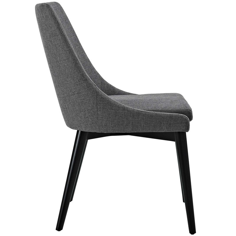 Chaise de salle à manger Viscount de Modway, 100 % polyester gris