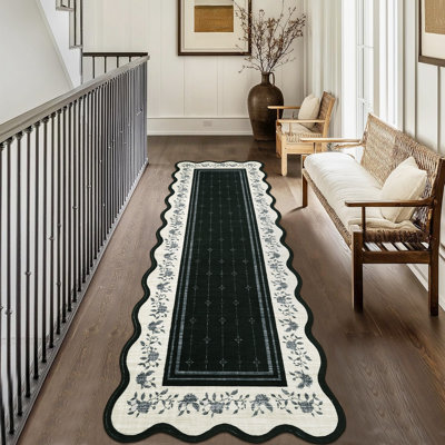 Tapis festonné grand tapis lavables pour le salon Chambre à coucher Tapis de table à manger doux sans perte Tapis d'intérieur moderne pour la chambre de bébé Décoration intérieure