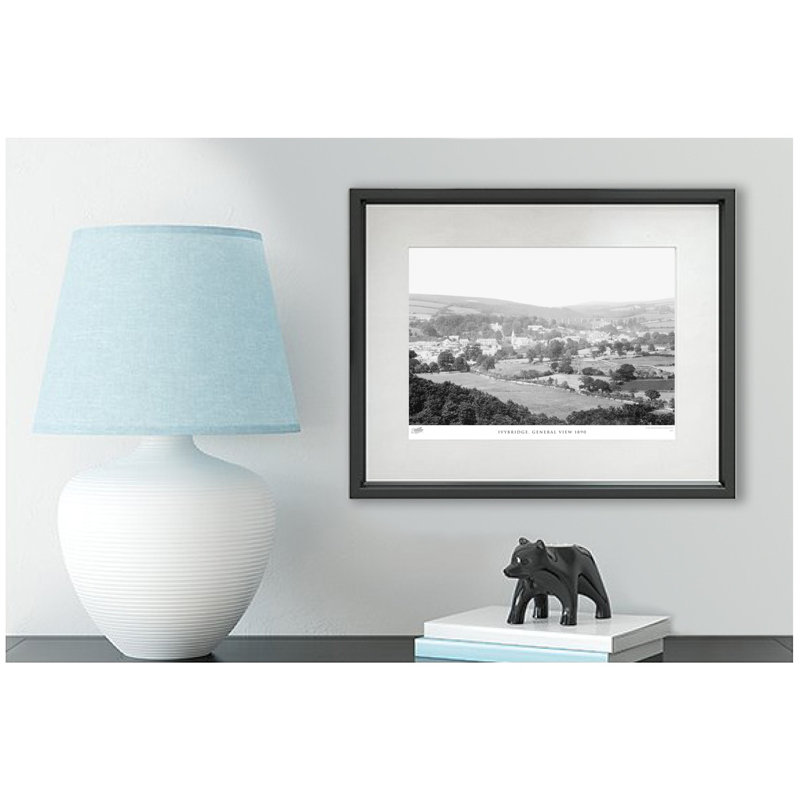 Ivybridge, General View 1890 - Single Picture Frame Print, 60cm H x 80cm W x 2.3cm D