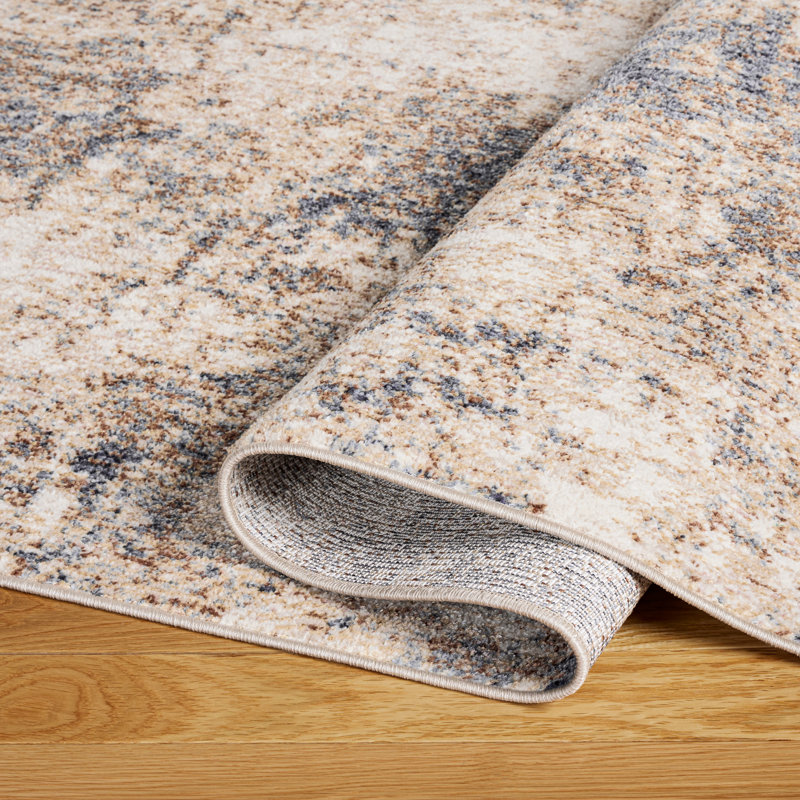 Town & Country Everyday Rein Everwash Washable Area Rug Brown/Beige, Runner 1'9" x 7'2"