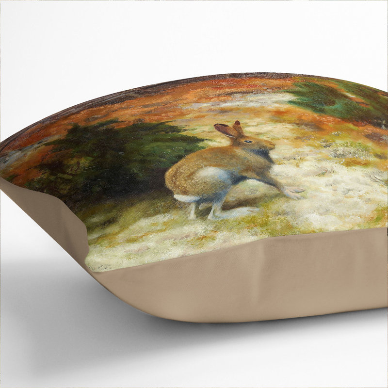 Square Cushion, 40cm H x 40cm W x 15cm D, Stone