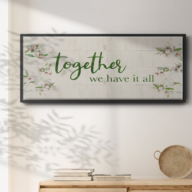 Together- Framed Canvas