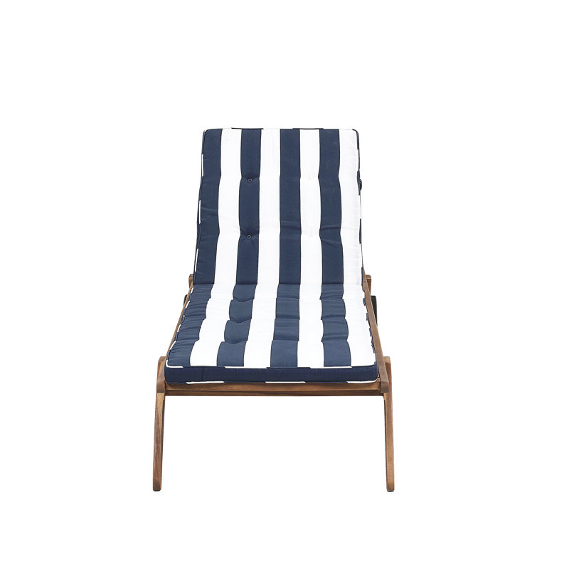 Cesana Garden Seat/Back Cushion, Navy Blue/White