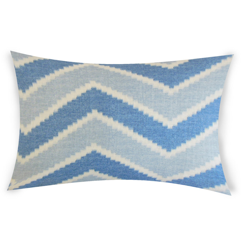 Linen Lumbar Pillow Cover & Insert, Gray, 12" H x 18" W