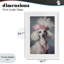 Magnifique reproduction sous-verre encadrée d'un chiot Collette, design par Tina LeCour-263967645-263967644