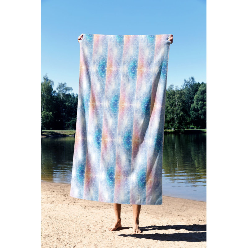Extra Large Beach Towel, Microfilament Fabric, 27.6 x 51.2 inches | 70% Polyester / 30% Polyamide, Quick-Dry & Lightweight | Perfect for Beach, Pool, or Picnic, Soft & Absorbent for Ultimate Comfort