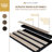 SereniSlats Saddle 120 in. x 9.5 in. 3D Fluted Wood Slat Acoustic Sound Absorbing Wall Paneling-124325783