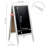 A-Frame 40 inch Freestanding Sidewalk Chalkboard Sign
