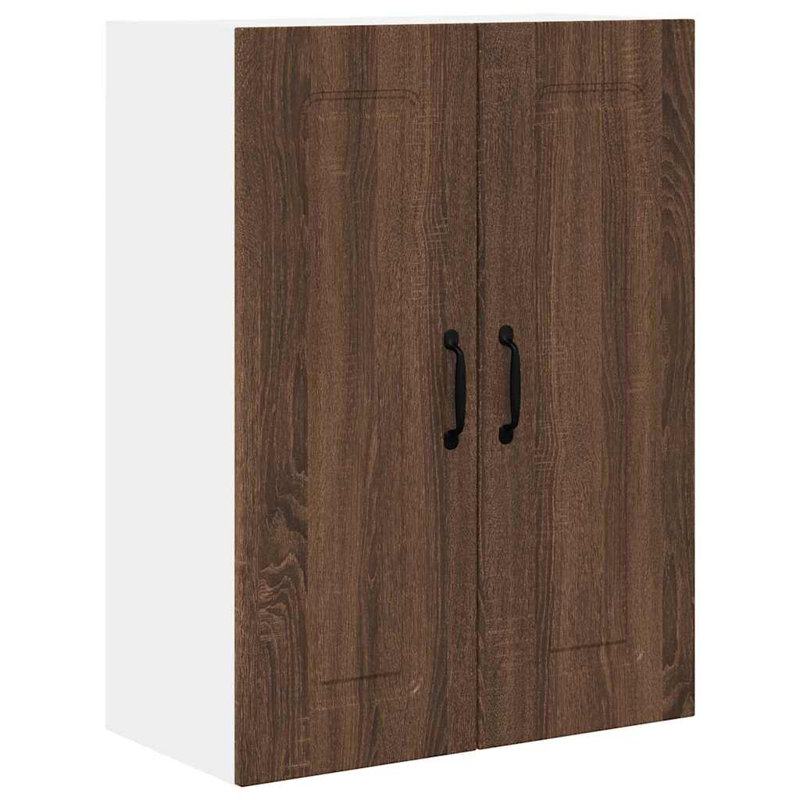 Vidaxl Kitchen Wall Cabinet Sonoma Oak 60 X 31 X 80 Cm Engineered Wood, Brown Oak, 80cm H x 60cm W x 31cm D