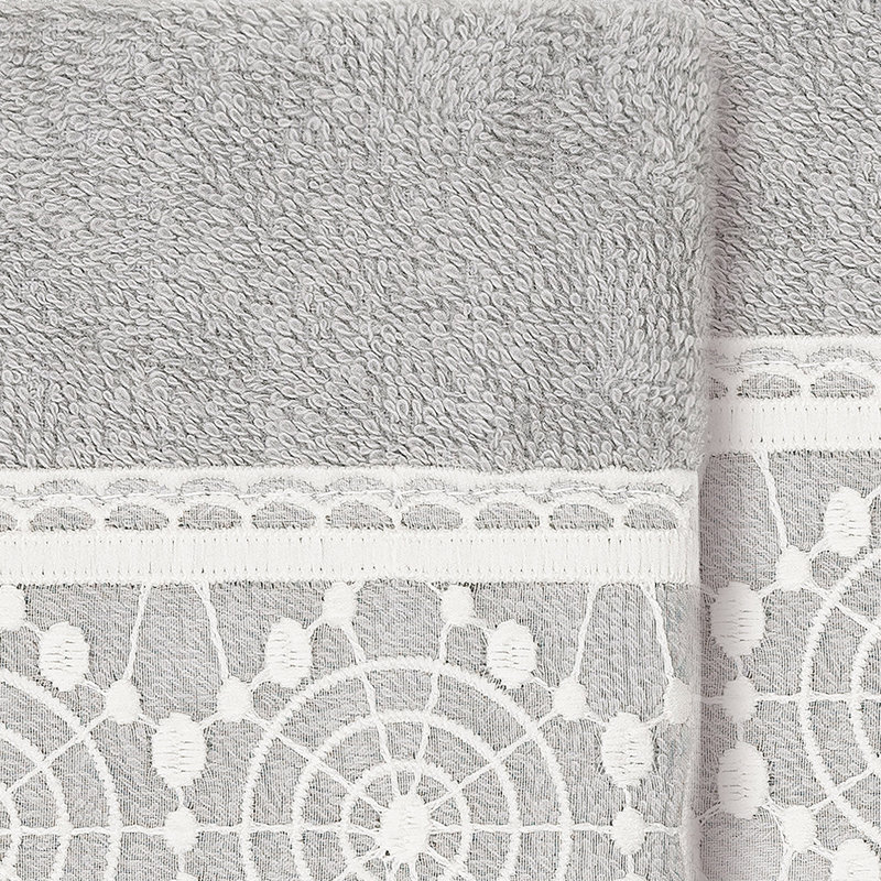  Essuie-mains en coton turc, Gris