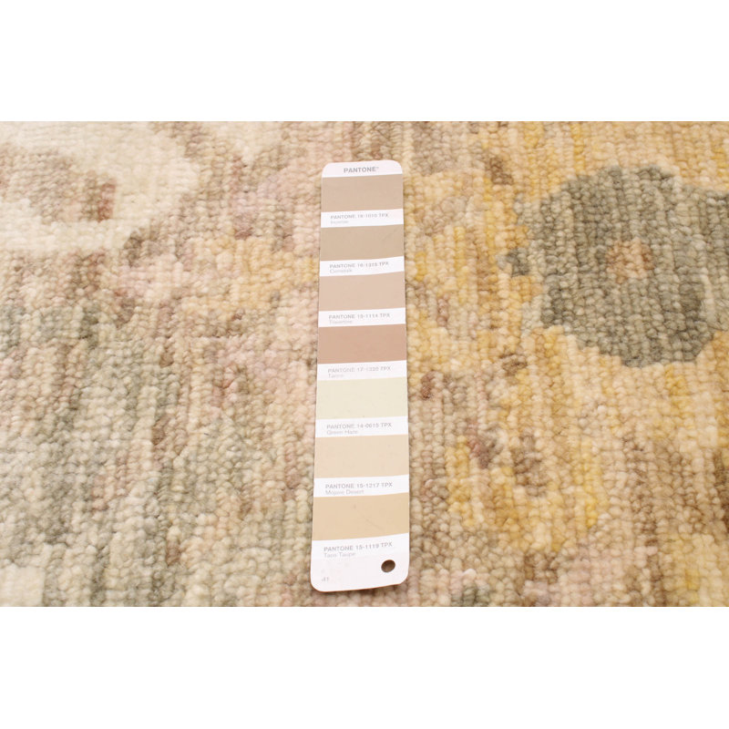 Tapis unique en laine noué à la main 9 pi 1 po x 11 pi 8 po nouvel âge Calion