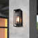 Polikron Classic Outdoor Wall Sconce 1 Light with Dusk to Dawn in Matte Black Rectangular