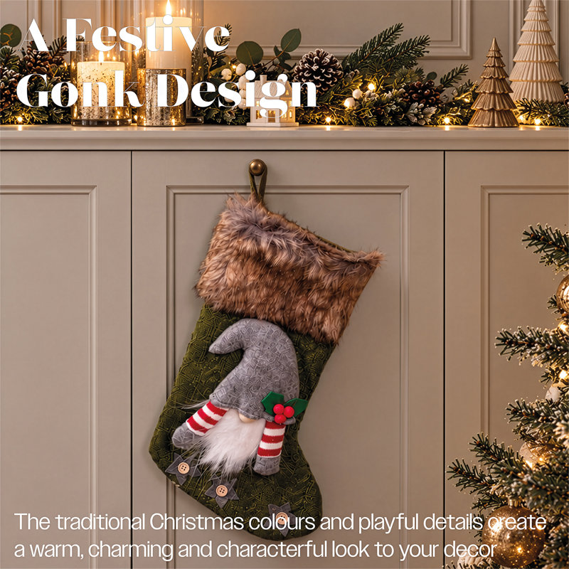 Silk Stocking Holder, Green