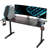 Steel Computer Desk with Built-In Electrical Outlet