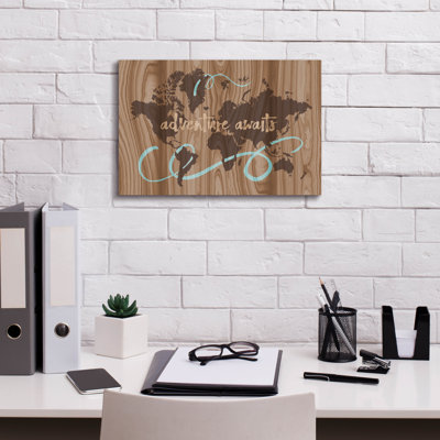 'Adventure Map' by Erin Clark Canvas Wall Art