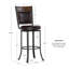 Tabouret de bar pivotant Franklin
