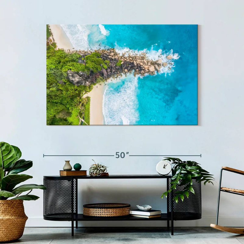 Gillard La Digue Seychelles, H 32 po x l 48 po