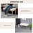 32" End Of Bed Bench, Upholstered Bedroom Bench, Cream White