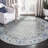 Asucena Light Gray/Blue Area Rug-1399772265
