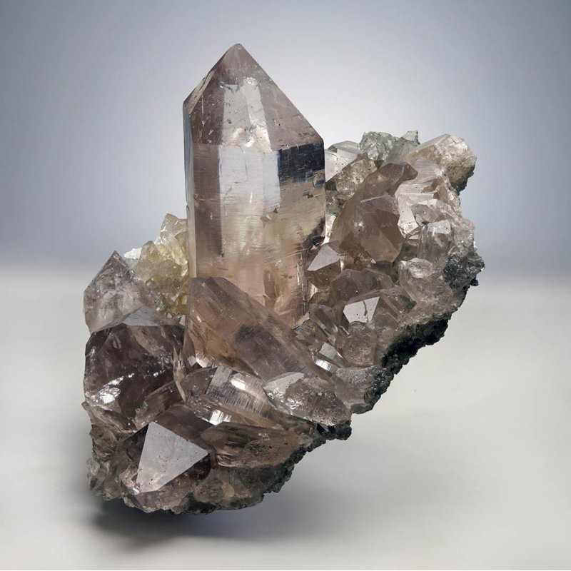 Himalayan Chlorite Quartz Cluster