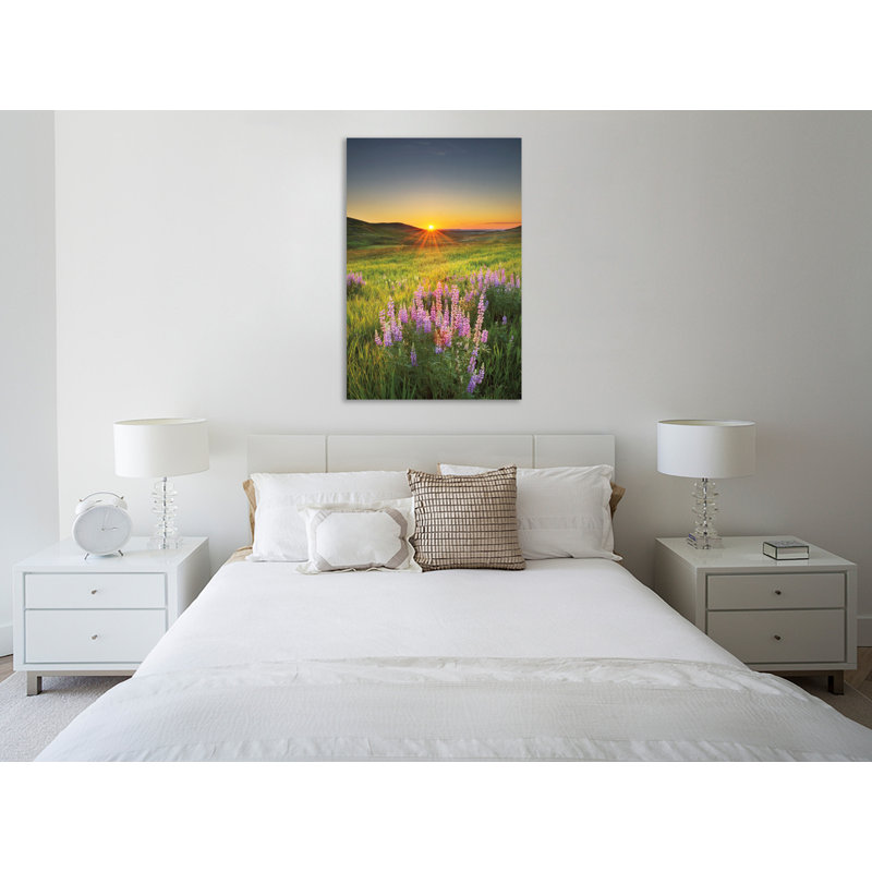 "Prairie Sunrise", toile tendue par Alan Majchrowicz, H 18 po x l 12 po x P 1,5 po