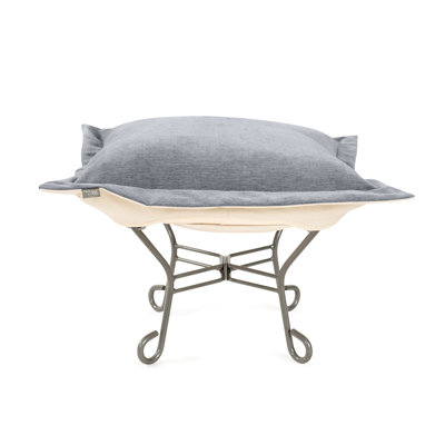 Glenmore Breeze Puff Ottoman and Frame