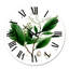 Plante brésilienne rétro II - horloge murale traditionnelle-60282287