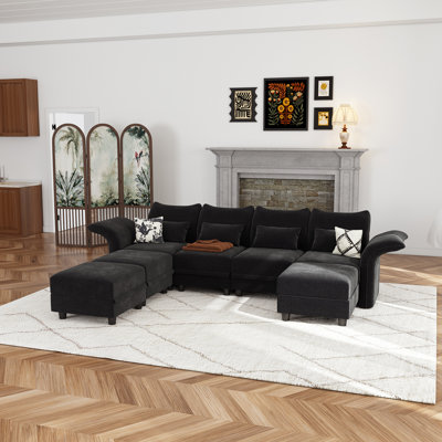 Ensemble de 7 pièces avec rangement Harlaii 102 po