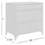 Belmont 3 - Drawer Iron Nightstand-549127733
