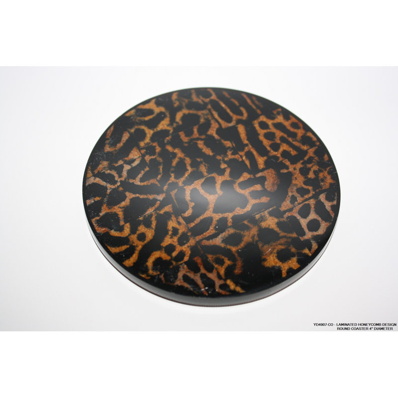 Bamboo Round 6 Piece Coaster Set