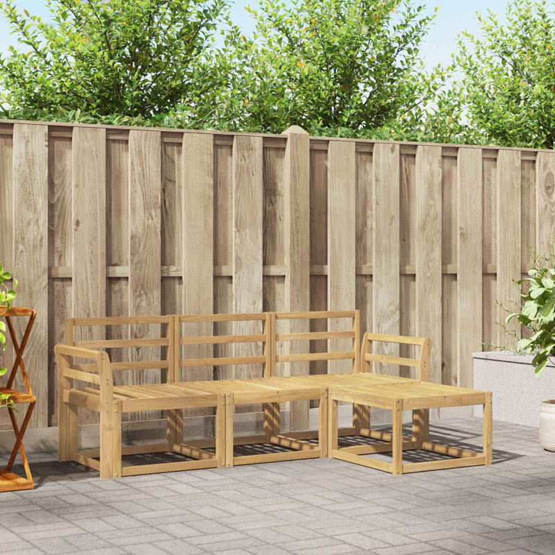 194cm Wide Patio Sofa, 4