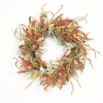 Couronne de blé artificielle 24 po 24 po