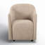 Denice Rolling Dining Arm Chair-1383358885