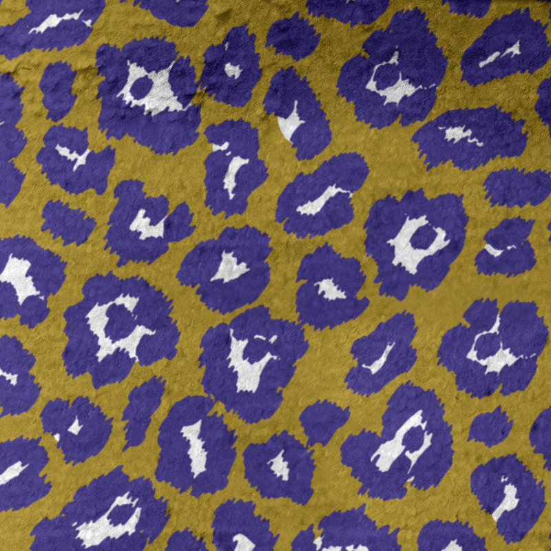 Lucida Bath Towel, Microfiber, Metallic Gold/White/Purple