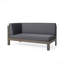BANC DE COIN GAUCHE EN X