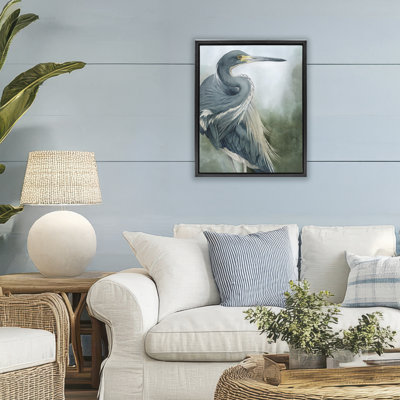 Cadre flottant Bayou King Bird, design par Grace Popp