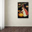 « little red halloween plie », affiche rétro sur toile tendue-26107160