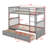 Bunk Bed With Drawers, Convertible Beds-1292201283