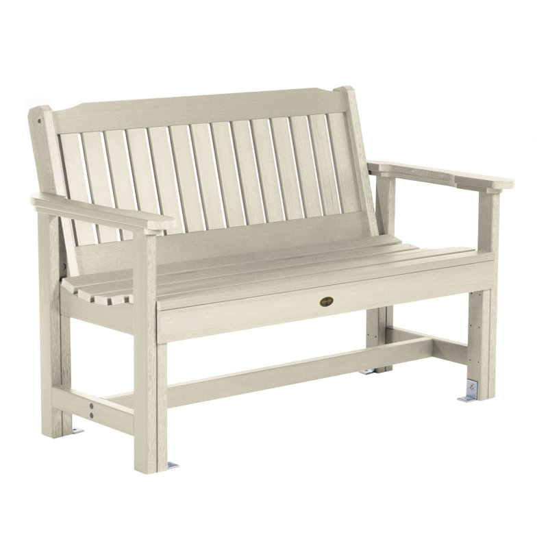 Lunz Outdoor Bench, Whitewash