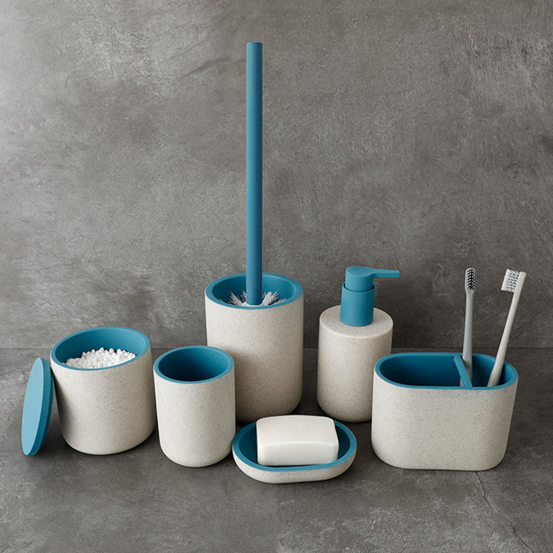 Ensemble complet d'accessoires de salle de bain 6 pièces