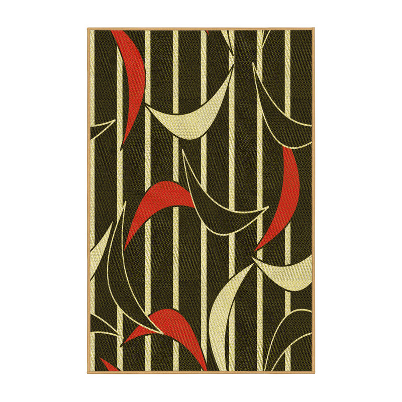 Abstract Indoor Rug, Rectangle 2' x 3'
