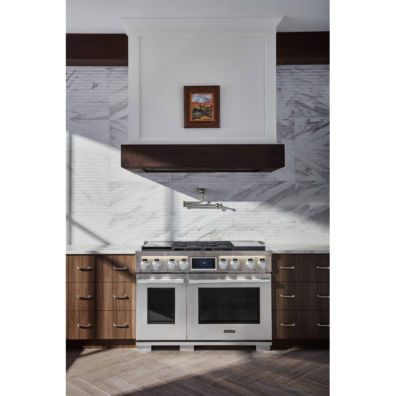 48" Dual-Fuel Professional Range with Sous Vide and Induction