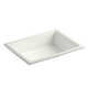 Verticyl Rectangular Undermount Bathroom Sink with Overflow