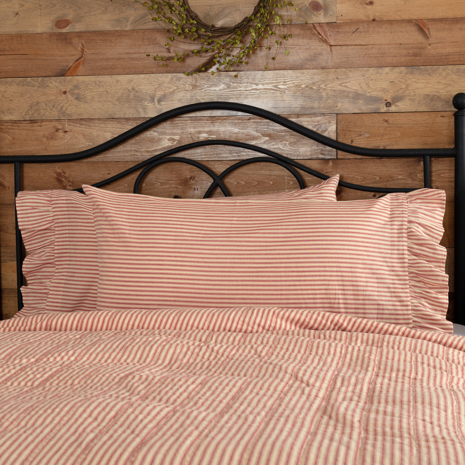 Cotton Pillowcase, Standard, Red
