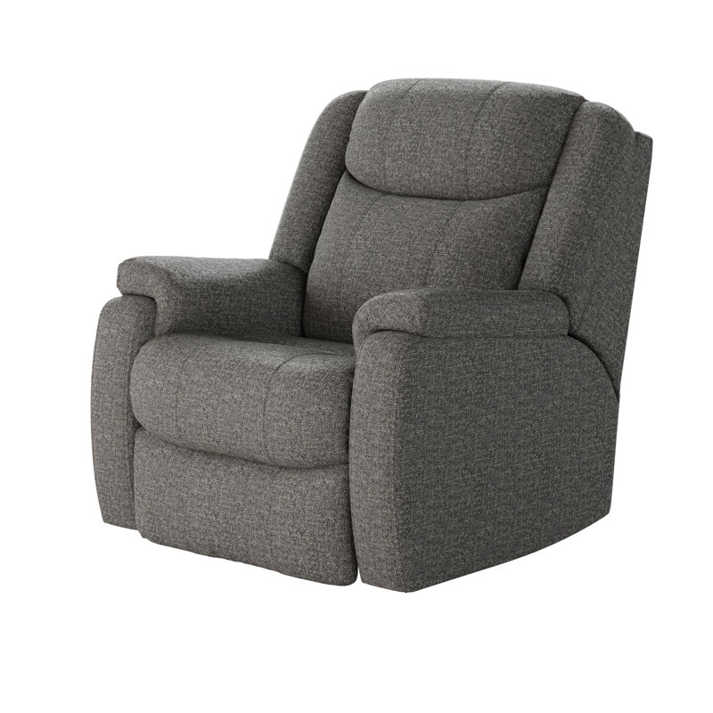 Hercules Dual Power Wall Recliner, Gray Velvet