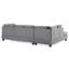 Canapé modulaire en microfibre avec dossier amovible Devin-1907063702