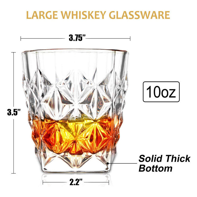 10oz. Whiskey Glass Set