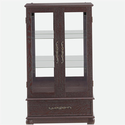 Armoire vitrée avec porte vitrée Curio